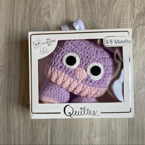 Quiltex Owl Hat Bootie Set Infant Knit
